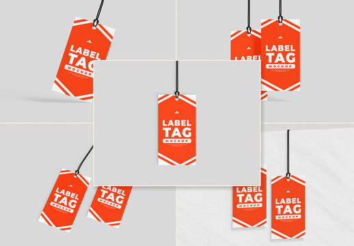 Tag Label Mockup
