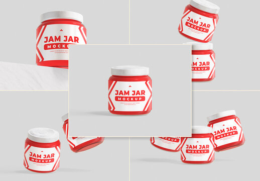 Jam Jar Mockup