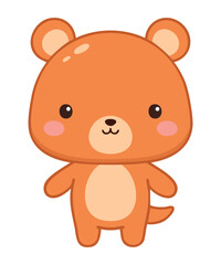 Light Orange Bear Cub Cream Paws