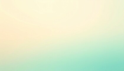 Fototapeta premium Dual-tone horizontal gradient transitioning from soft mint to sandy beige, styled with smooth texture depth