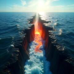 Earthquakes and lava in various forms And the ground conditions in different air