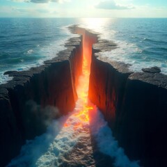 Earthquakes and lava in various forms And the ground conditions in different air