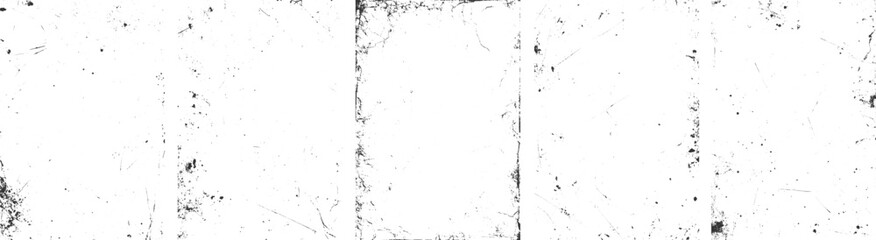 Grunge Urban set. Texture Vector. Dust Overlay Distress Grain, Simply Place illustration over any Object to grungy Effect, grunge frames transparent background