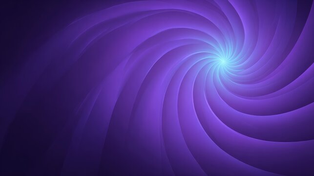Abstract purple background with radiating concentric circles and glow, center left blank