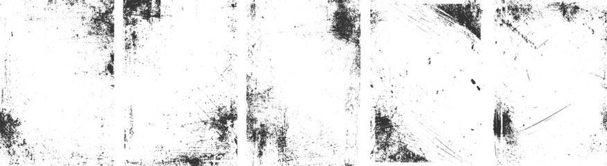  Old set Overlay textures set stamp with grunge effect, grunge frames and vector transparent background, 