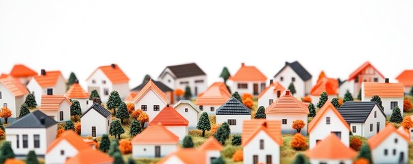 Miniature village model