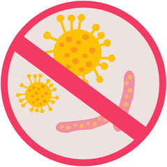 Tuberculosis Disease Element. Microbe icon vector image. Can be used for Tuberculosis.