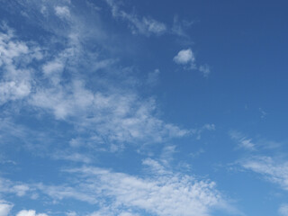blue sky cloudscape background