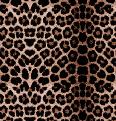 leopard skin seamless pattern, tiger skin texture design 