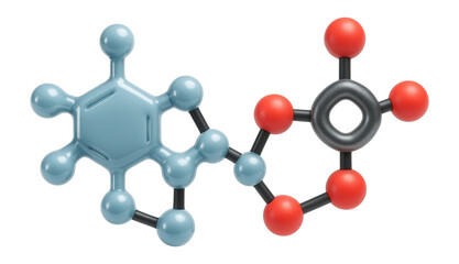 Cyclic adenosine monophosphate (cAMP) with a single phosphate group forming a ring