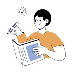 Accountability Modern illustrations. Eps 10 file on transparent background