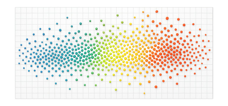 Scatter plot of single nucleotide polymorphisms with density gradient