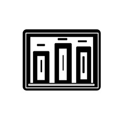 Bar chart icon line