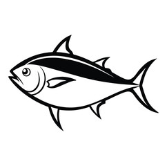 fish on white background