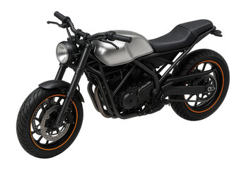 Obraz premium Naked motorcycle featuring a tubular steel frame and upright handlebars