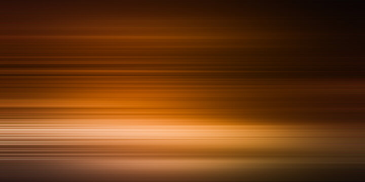 golden lines with light effects on black background .Abstract red light trails in the dark background . gold neon light streaks radiating . Light Technology Background