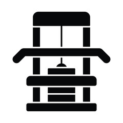 Butterfly machine Vector Icon which can easily modify or edit