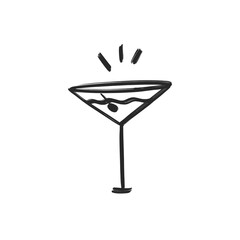 This illustration can be used as a party sticker and for various uses for birthdays.