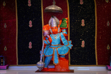 Statue of hindu lord hanuman in indore
