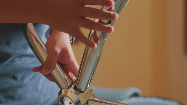 Assembling a Chrome Chair Base