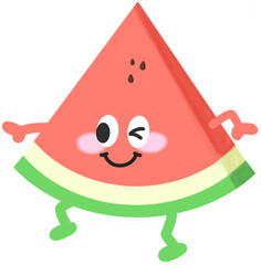 watermelon character