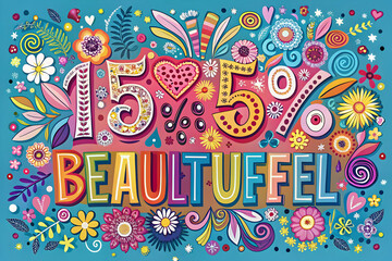 happy birthday card with colorful balloons