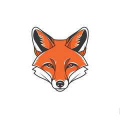 Red fox vector illustration