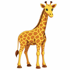 Fototapeta premium Cute giraffe illustration (2)