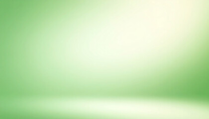 Soft pale green gradient background with gentle glow effect, creating serene and calming atmosphere. Ideal for various design projects