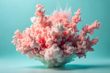 coral reef in the water