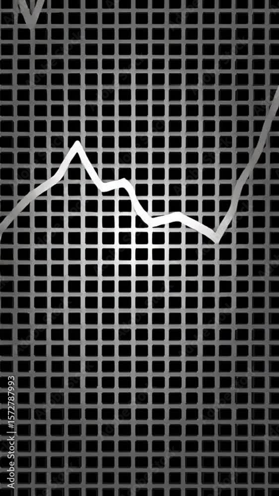 Poster cracked surface of a grid pattern showcasing unique design generative ai
