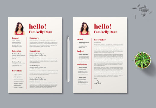 Graphic Designer Resume Template