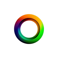 Rainbow Circle Design Image