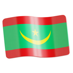 Obraz premium Mauritania 3D Ilustration