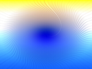 Abstract Blue and Yellow Swirl or abstract colorful background  or Cosmic Ripple Effect