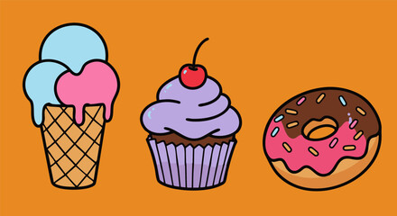 Delicious Cherry Cupcake: Sweet Dessert Treat