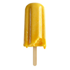 ice cream bar with mango drizzle
