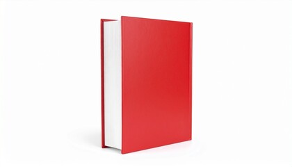 red book isolated on white