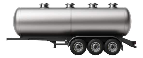 Large capacity road tanker with insulated tank and pressure relief vents