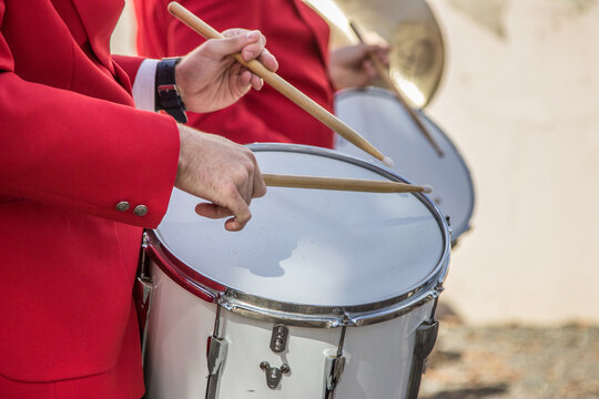 Drummer in the ANZAC Day march