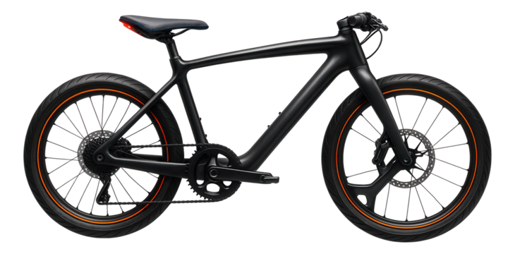 Street bike with a sharp tail light and a single-sided swingarm