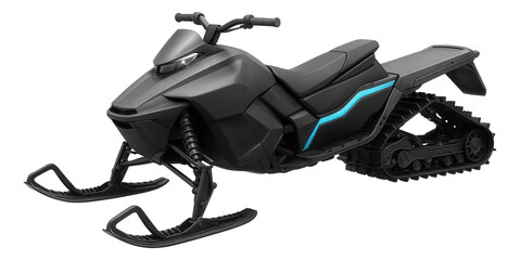 Articulated snowmobile with a flexible midsection for enhanced maneuverability