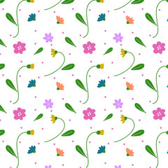 Fototapeta premium Seamless pattern background Kids Digital Design, Colorful Print Design. This design is suitable for scrapbooking, wallpaper, Vinyl stickers, stickers, Clothing printing, Printable decorations. 