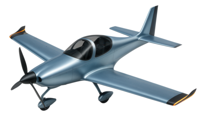 Sport aircraft with tandem seating and a single propeller