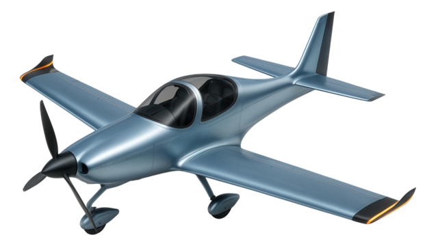 Sport aircraft with tandem seating and a single propeller