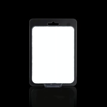 Mockup of Action Figure Packaging with Blank Insert and Transparent Plastic Shell