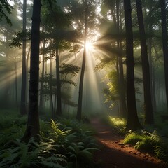 temple, meditaion, forest, monk, light, darkness, 
