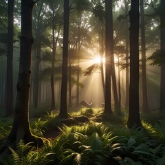 temple, meditaion, forest, monk, light, darkness, 