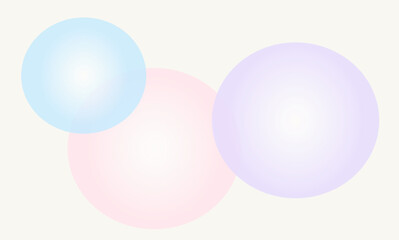 Pastel abstract background with soft gradient circles