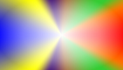 abstract colorful ray or beam background, center transparent overlay